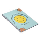 Internationaler Glückstag Notizblock (Rechte Seite)