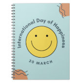 Internationaler Glückstag Notizblock (Vorderseite)