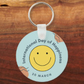 Internationaler Glückstag Schlüsselanhänger (Vorderseite)