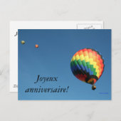 Internationaler Glückwunsch zum Geburtstag! Sprach Postkarte (Vorne/Hinten)