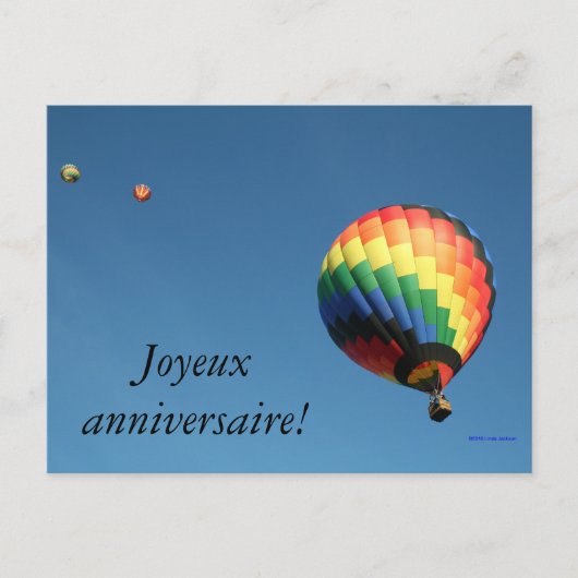 Internationaler Glückwunsch zum Geburtstag! Sprach Postkarte (Vorderseite)