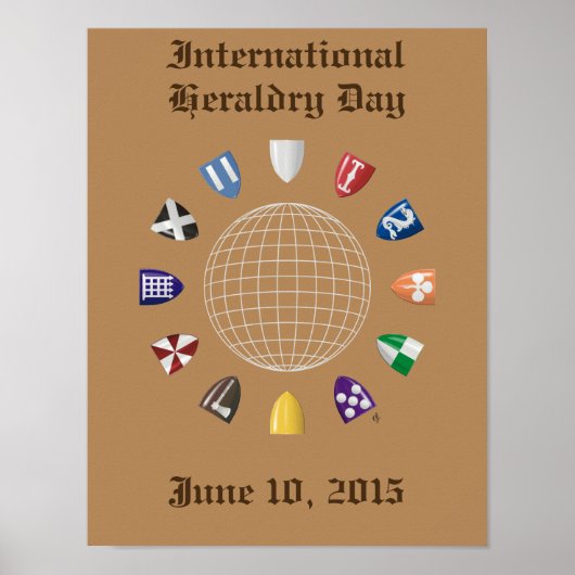 Internationaler Heraldaltag 2015 Poster (Vorne)
