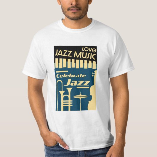 Internationaler Jazztag 30. April T - Shirt (Vorderseite)
