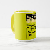 Internationaler Jazztag, 30. April Tasse (Vorderseite Links)
