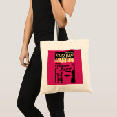 Internationaler Jazztag, 30. April Tragetasche (Vorderseite (Produkt))