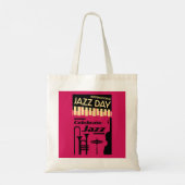 Internationaler Jazztag, 30. April Tragetasche (Rückseite)