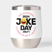 Internationaler Joke Day Laughing Face (Rückseite)