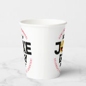 Internationaler Joke Day Laughing Face Pappbecher (Rechts)