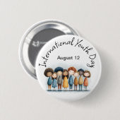 Internationaler Jugendtag Pinot Button (Vorne & Hinten)