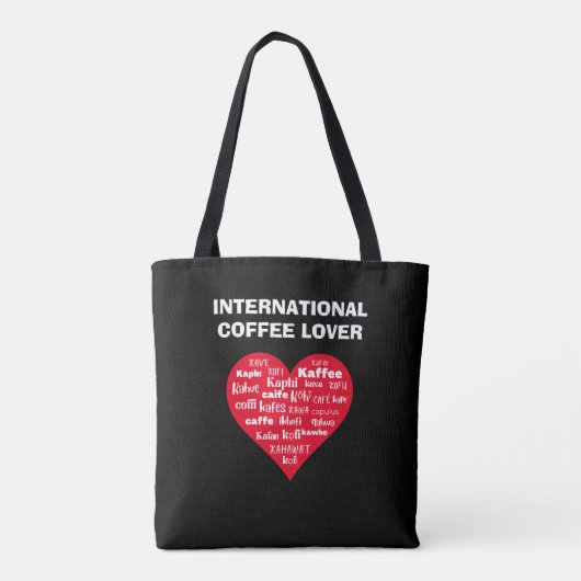 INTERNATIONALER KAFFEELOVER TASCHE (Rückseite)