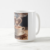 Internationaler Kaffeetag Kaffeetasse (VorderseiteRechts)