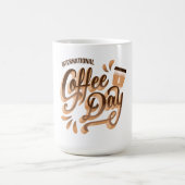 Internationaler Kaffeetag Kaffeetasse (Mittel)