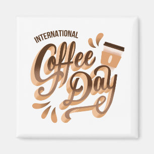 Internationaler Kaffeetag Magnet