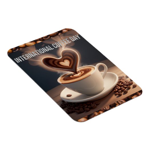 Internationaler Kaffeetag Magnet (Rechte Seite)