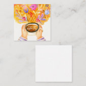 Internationaler Kaffeetag+ Mitteilungskarte (Vorne/Hinten)