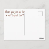 Internationaler Kaffeetag Postkarte (Rückseite)