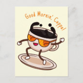 Internationaler Kaffeetag Postkarte (Vorderseite)