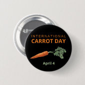 Internationaler Karottentag 4. April Button (Vorne & Hinten)