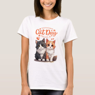 internationaler Katzentag T-Shirt