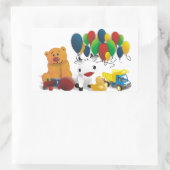 Internationaler Kindertag Rechteckiger Aufkleber (Tasche)