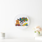 Internationaler Kindertag Runde Wanduhr (Zuhause)