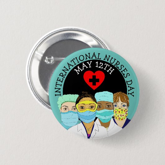 Internationaler Kurstag, 12. Mai Button (Vorne & Hinten)