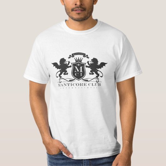 Internationaler Manticore Verein (helle Shirts) T-Shirt (Vorderseite)