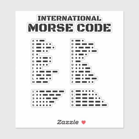 Internationaler Moralkodex Aufkleber (Blatt)