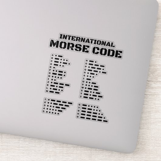 Internationaler Moralkodex Aufkleber (Detail)