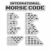 Internationaler Moralkodex Aufkleber (Vorderseite)