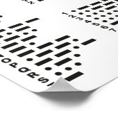 Internationaler Moralkodex Poster (Ecke)