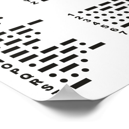 Internationaler Moralkodex Poster (Ecke)