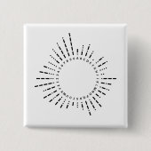 Internationaler Morse-Code-Alphabet Button (Vorderseite)