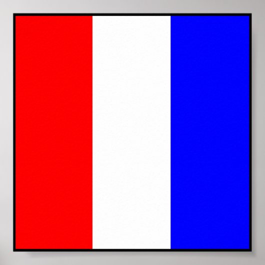 Internationaler nautischer Schiffssignaturbuchstab Poster (Vorne)