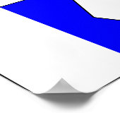 Internationaler nautischer Schiffssignaturbuchstab Poster (Ecke)
