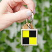 Internationaler nautischer Schiffssignaturbuchstab Schlüsselanhänger (Hand)