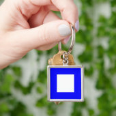 Internationaler nautischer Schiffssignaturbuchstab Schlüsselanhänger (Hand)