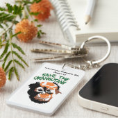 Internationaler Orang-Utan Tag Schlüsselanhänger (Vorderseite rechts)
