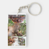 Internationaler Orang-Utan Tag Schlüsselanhänger (Rückseite)