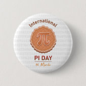 Internationaler Pi-Tag Button (Vorderseite)