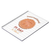 Internationaler Pi-Tag Notizblock (Linke Seite)