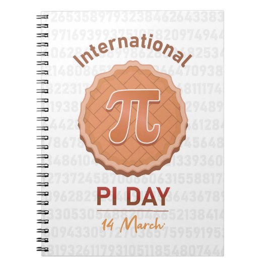 Internationaler Pi-Tag Notizblock (Vorderseite)