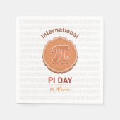 Internationaler Pi-Tag Serviette (Vorderseite)