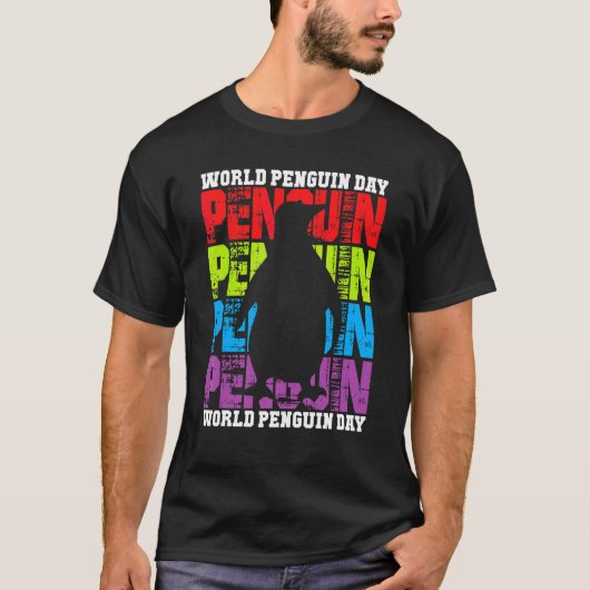 Internationaler Pinguinstag 1 T-Shirt (Vorderseite)