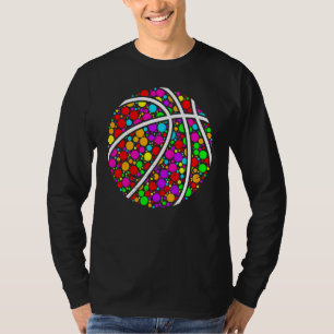 Internationaler Punkt-Tag Farbiger Basketball Pol T-Shirt