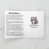 Internationaler Raccoon-Wertungstag Karte (Innenseite)