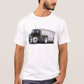 Internationaler Schwarz-weißer Lieferwagen T-Shirt (Vorderseite)