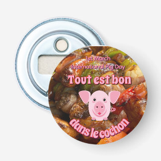 Internationaler Schweinetag Flaschenöffner