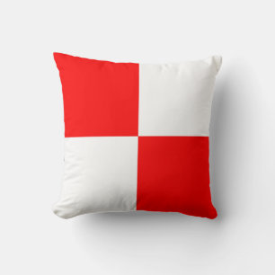Internationaler Seesignalflaggenbuchstabe nautisch Kissen