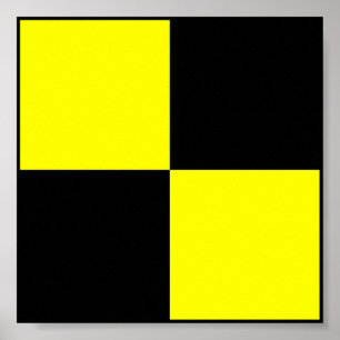 Internationaler Seesignalflaggenbuchstabe nautisch Poster